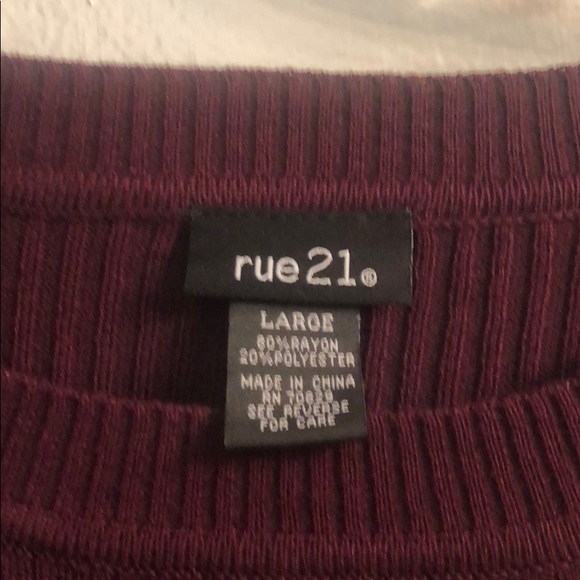 *20% OFF* Rue21 | Ribbed Tee - Picture 3 of 3